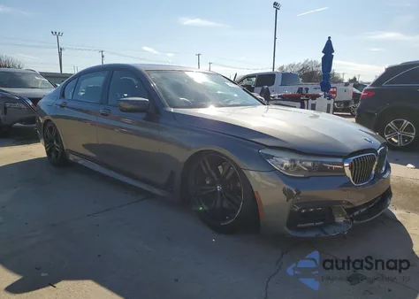 2016 BMW 740 I z USA, uszkodzony, nr VIN WBA7E2C57GG547607